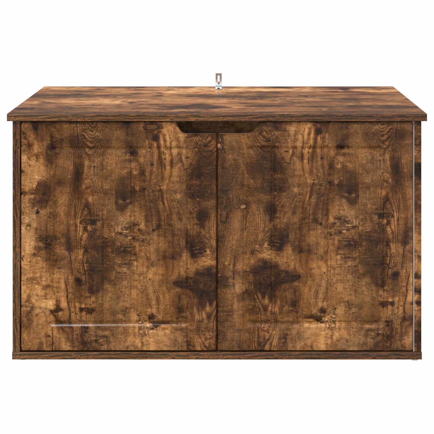 Katzenhaus Geräucherte Eiche 85 x 55 x 50,5 cm Holzwerkstoff