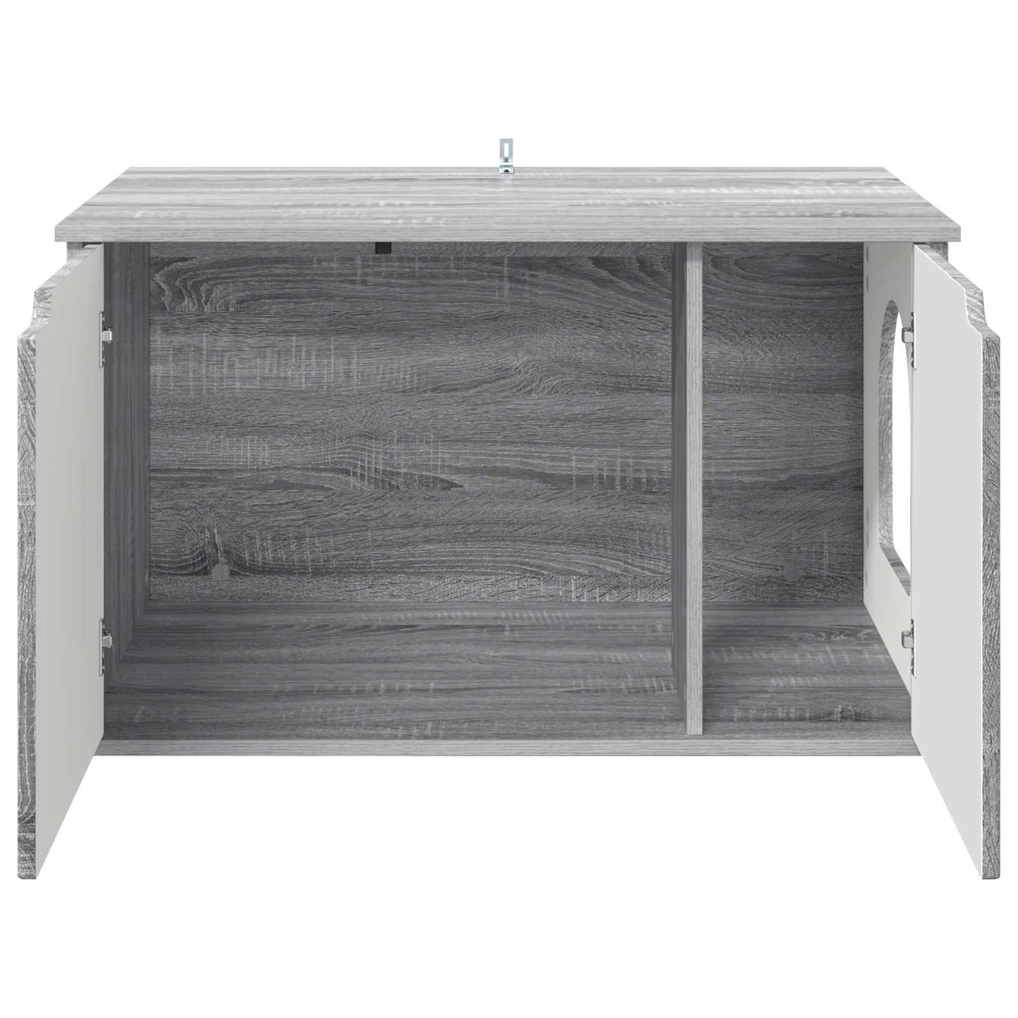 Katzenhaus Graues Sonoma 85 x 55 x 50,5 cm Holzwerkstoff
