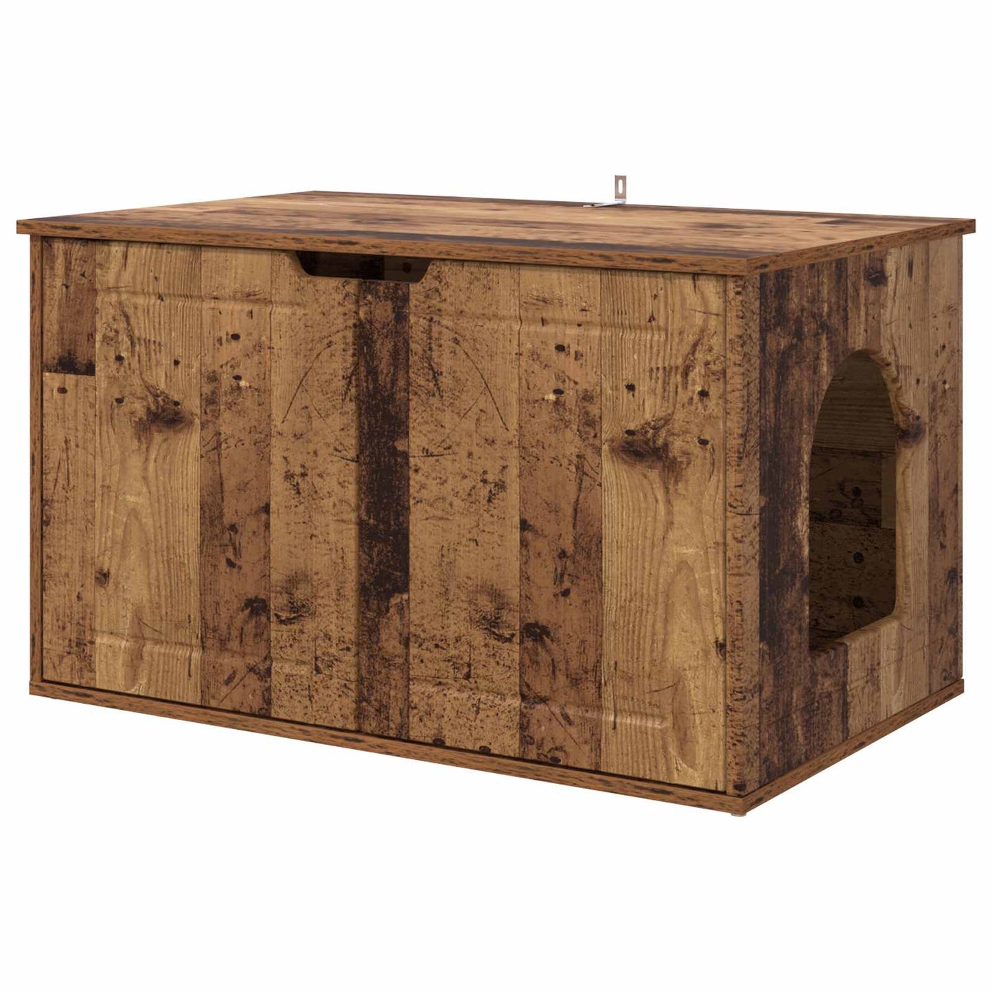 Katzenhaus Altholz 85 x 55 x 50,5 cm Holzwerkstoff