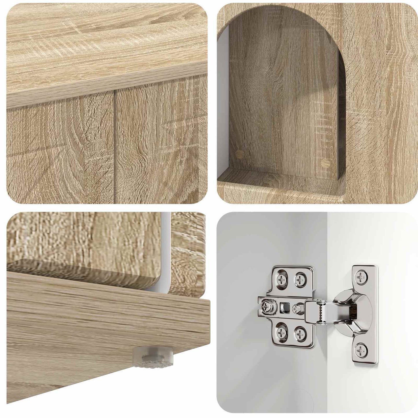 Katzenhaus Sonoma 85 x 55 x 50,5 cm Holzwerkstoff