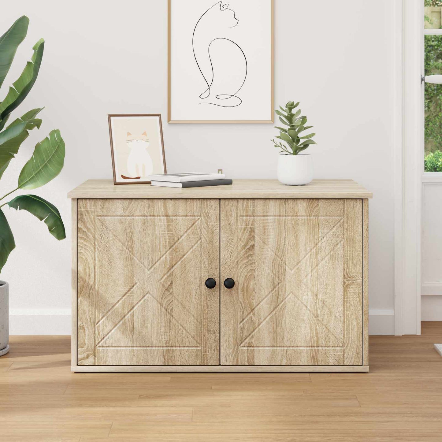 Katzenhaus Sonoma 85 x 55 x 50,5 cm Holzwerkstoff