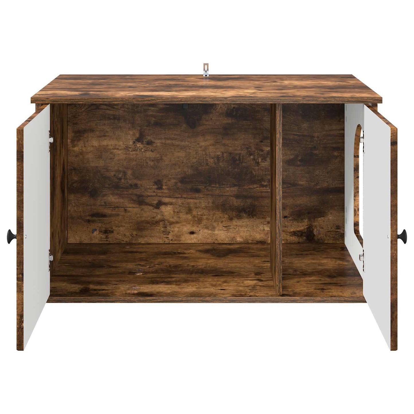 Katzenhaus Geräucherte Eiche 85 x 55 x 50 cm Holzwerkstoff