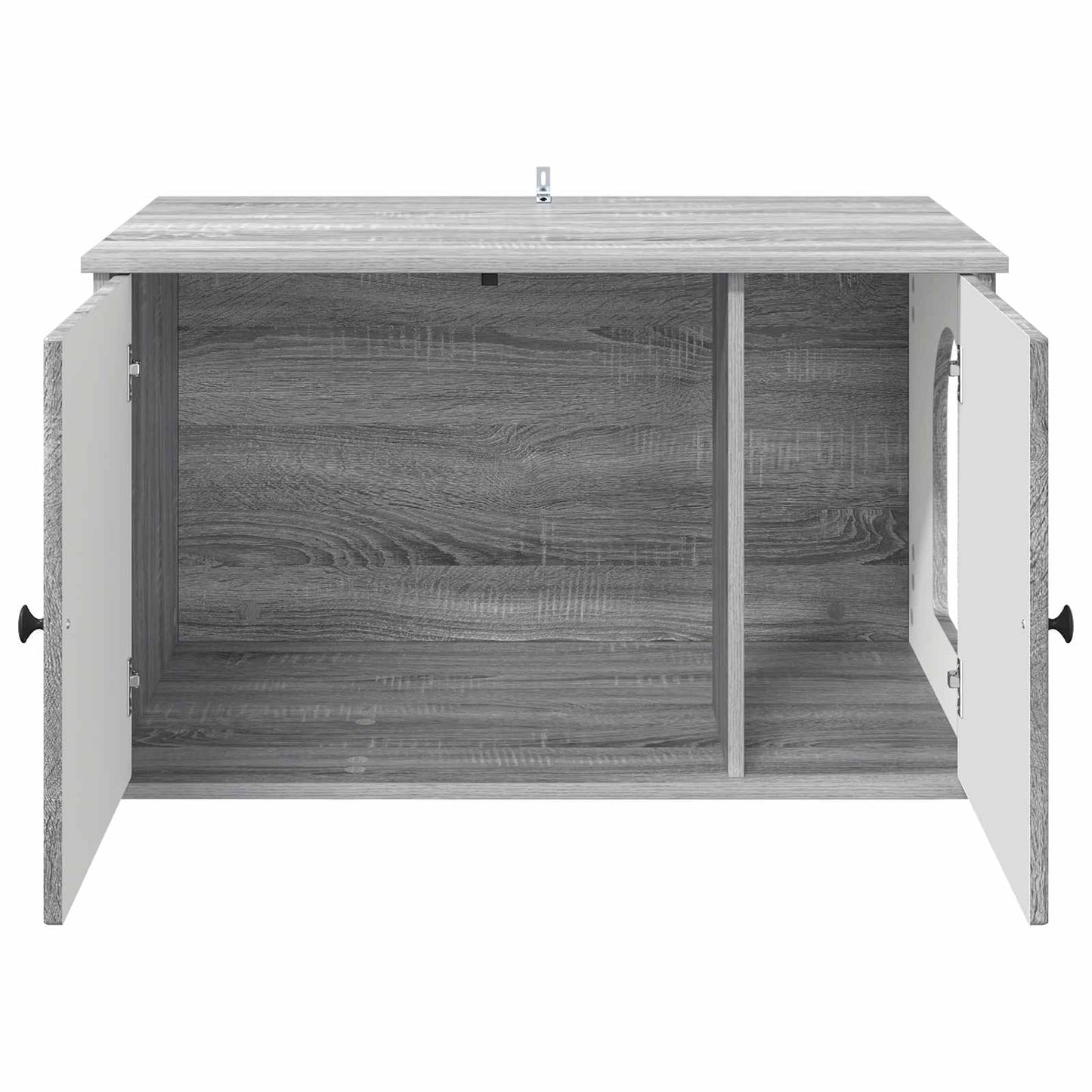Katzenhaus Graues Sonoma 85 x 55 x 50 cm Holzwerkstoff