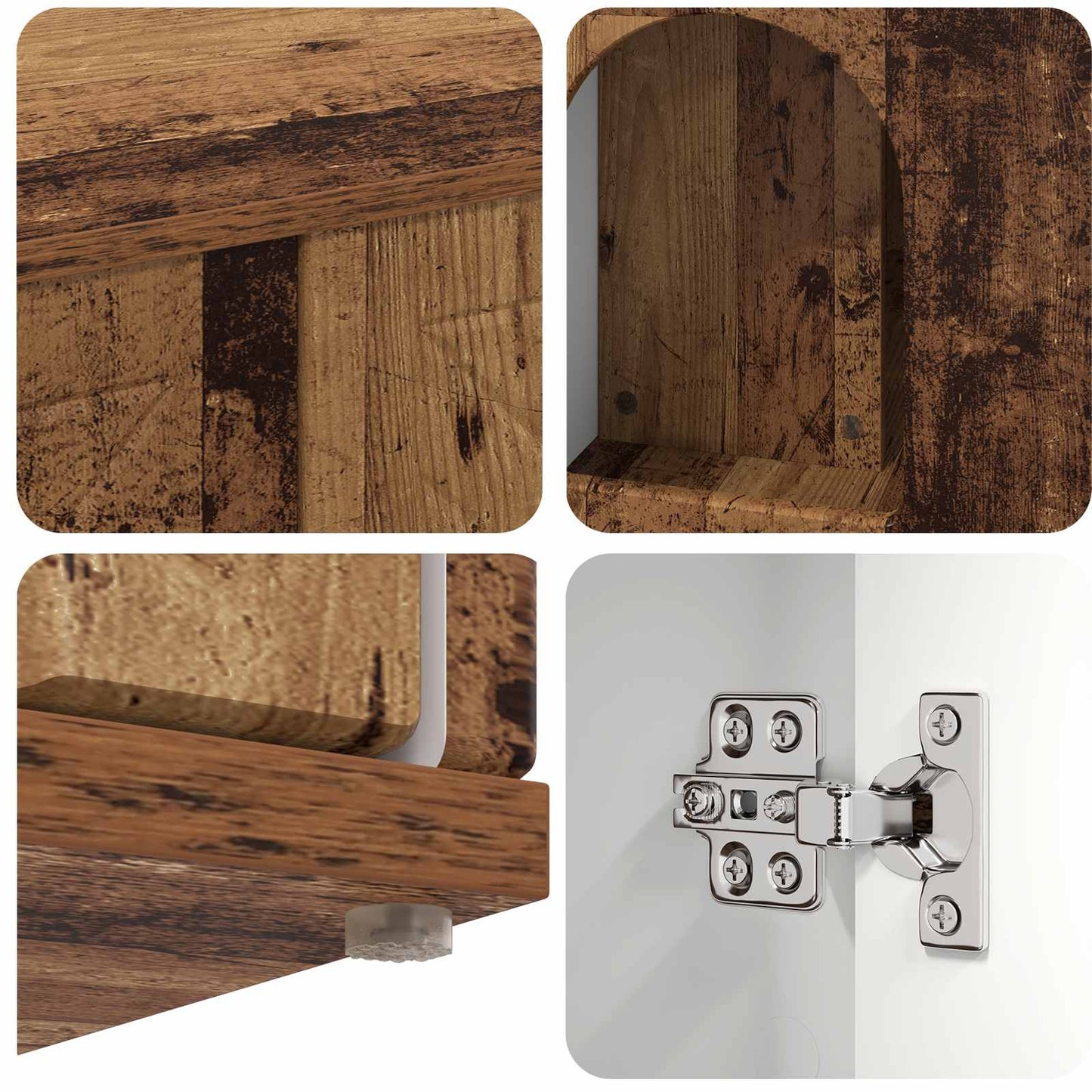 Katzenhaus Altholz 85 x 55 x 50 cm Holzwerkstoff
