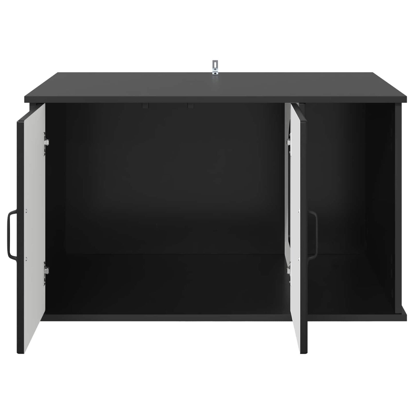 Katzenhaus Schwarz 85 x 55 x 50 cm Holzwerkstoff