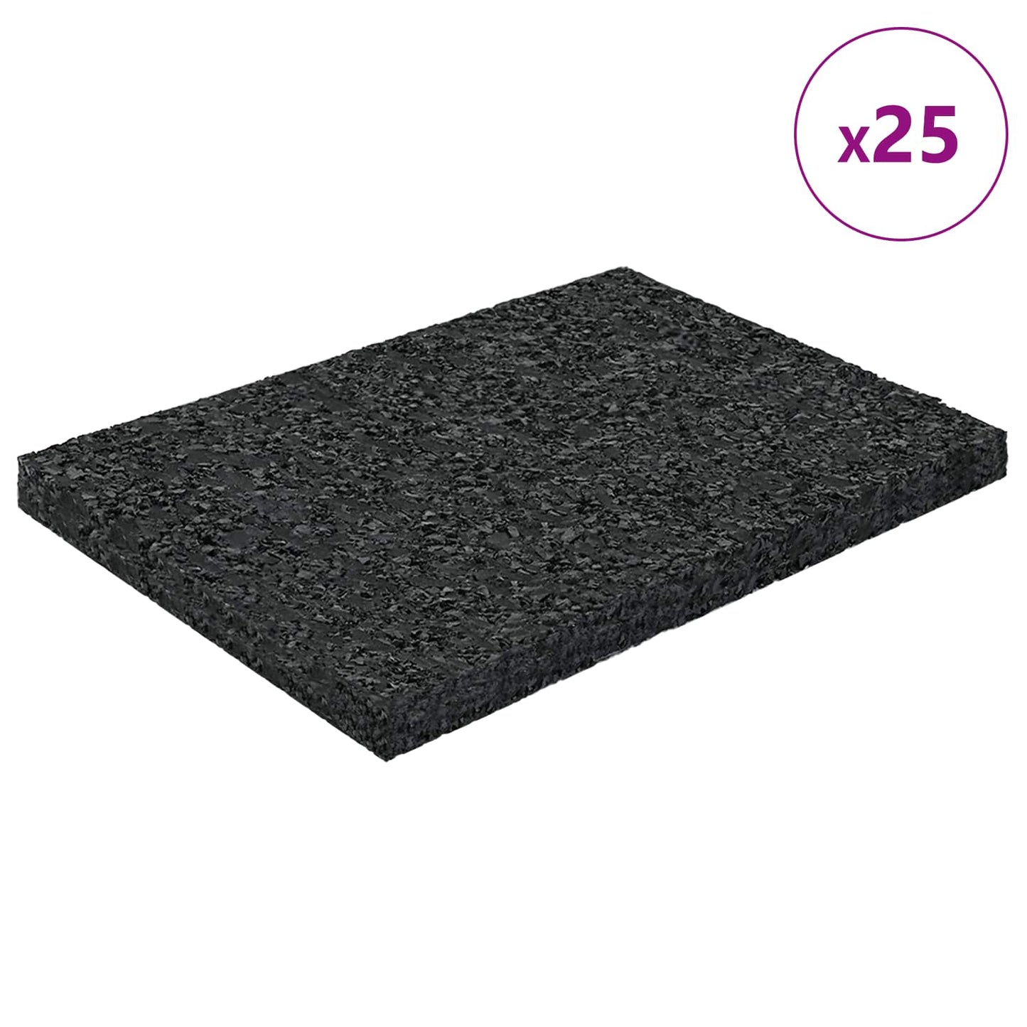 Gummipad Schwarz Gummi