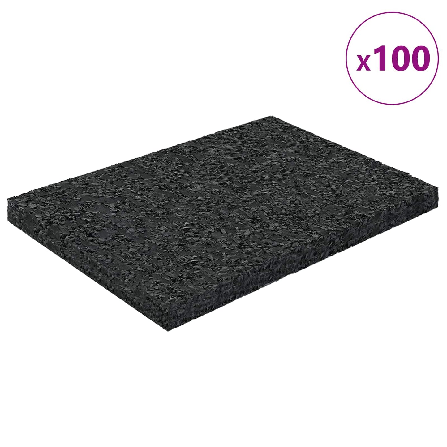 Gummipad Schwarz Gummi