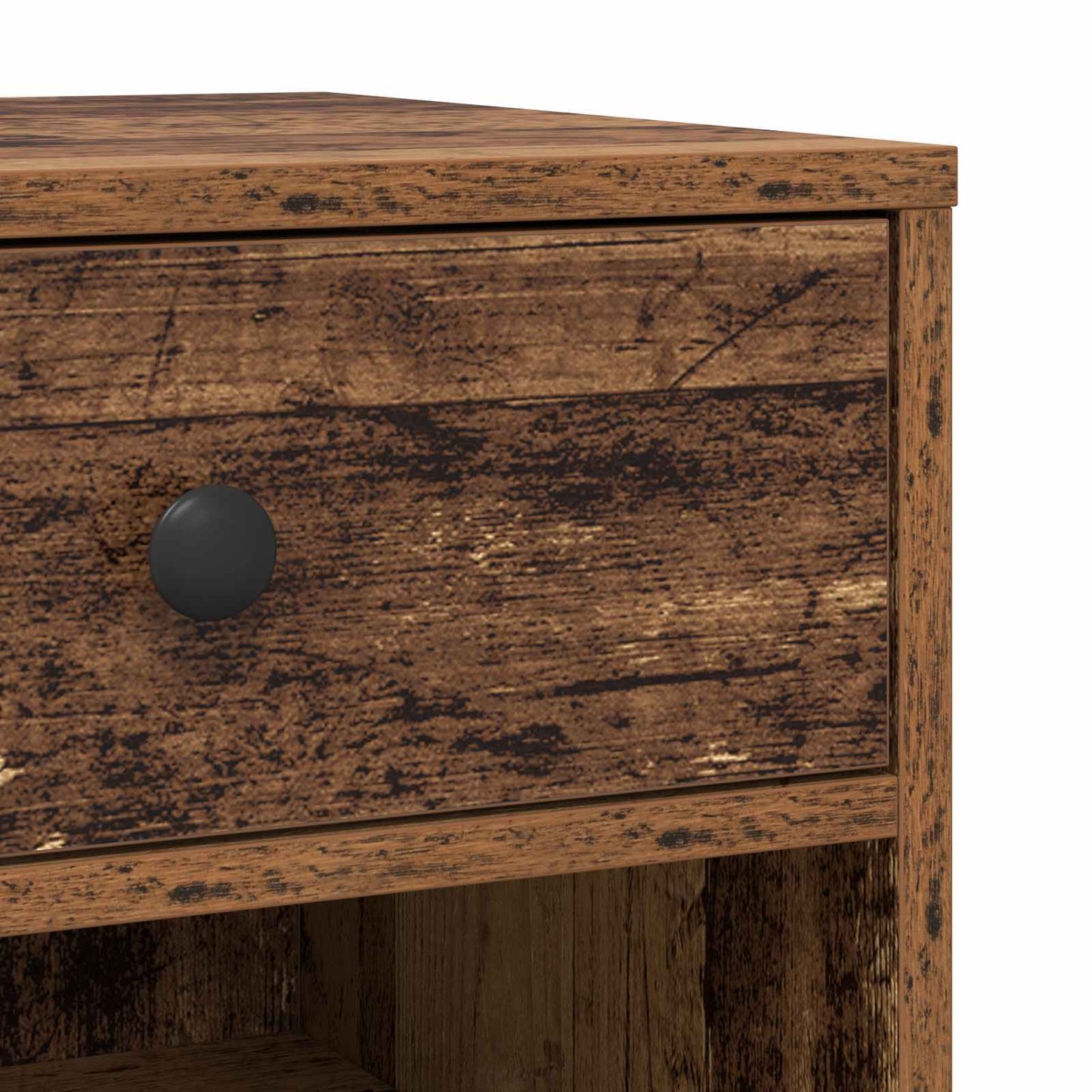 Meuble imprimante Uni vieux bois 60 x 40 x 68,5 cm Bois composite