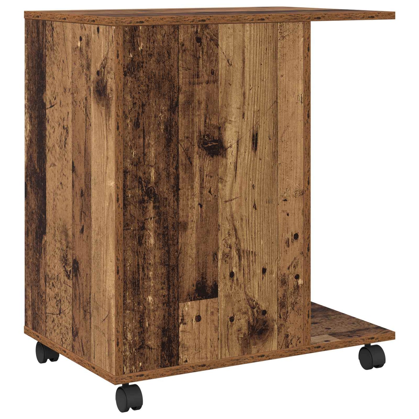 Meuble imprimante Uni vieux bois 60 x 40 x 68,5 cm Bois composite