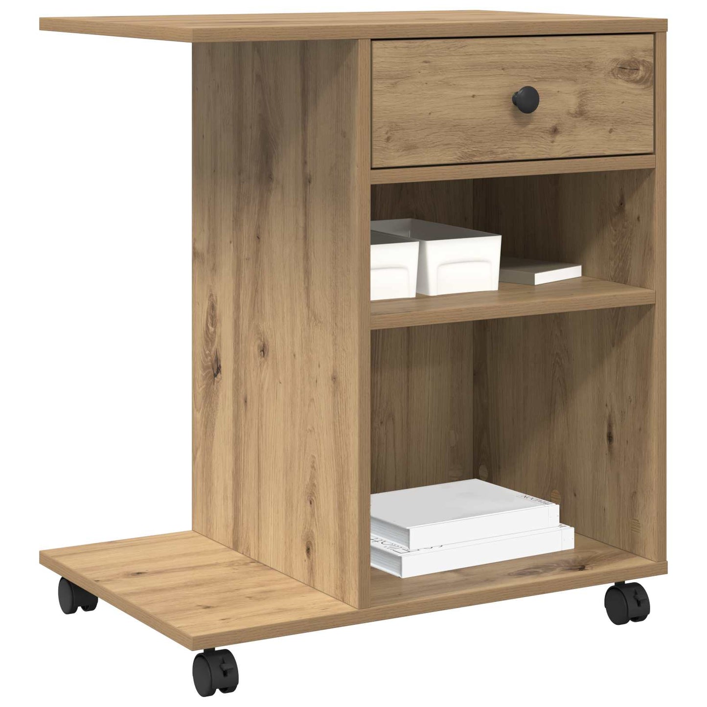 Meuble d'imprimante Uni Artisanat Chêne 60 x 40 x 68.5 cm