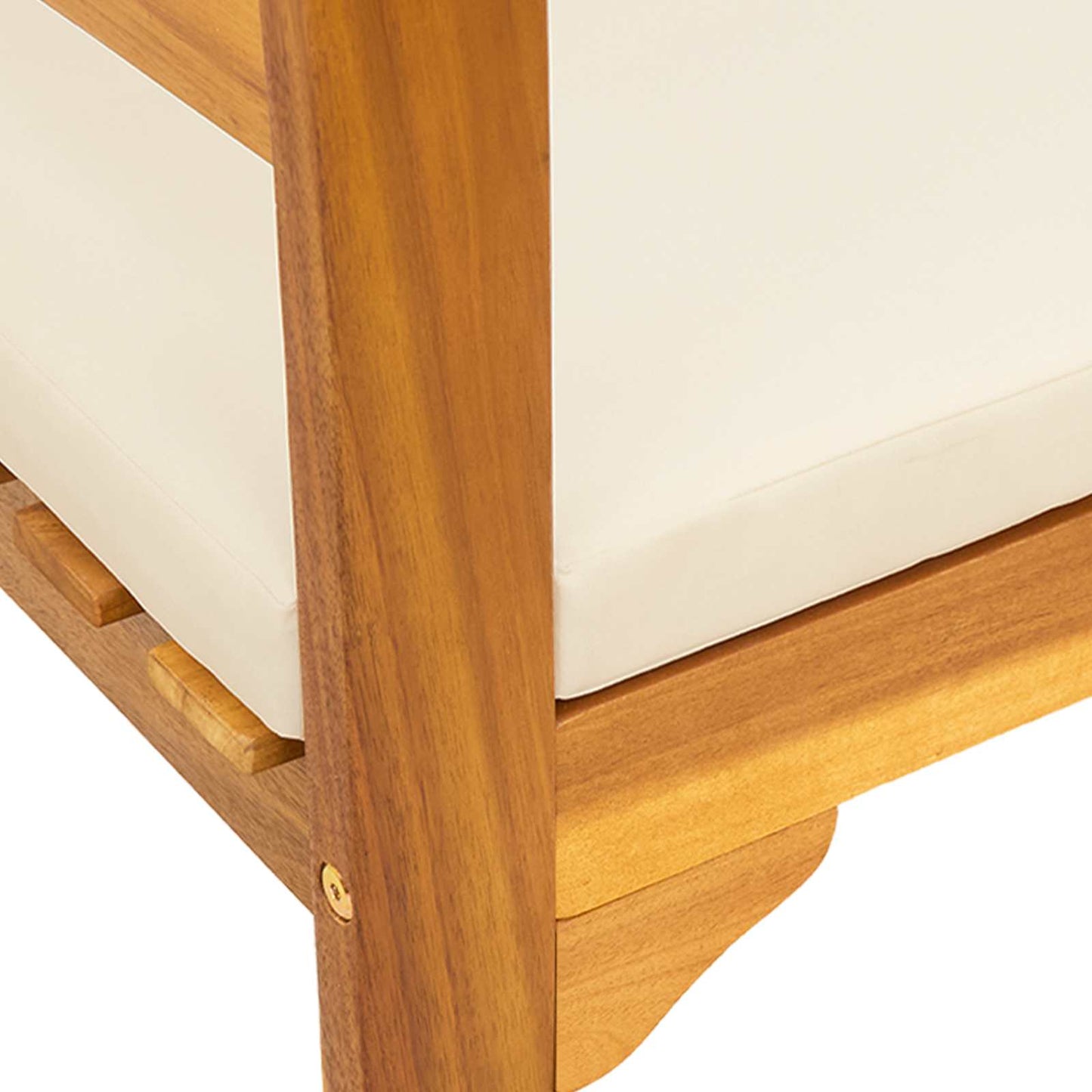 Bank Natürlicher Ölfinish 157 x 46 x 82,5 cm Massivholz Akazie