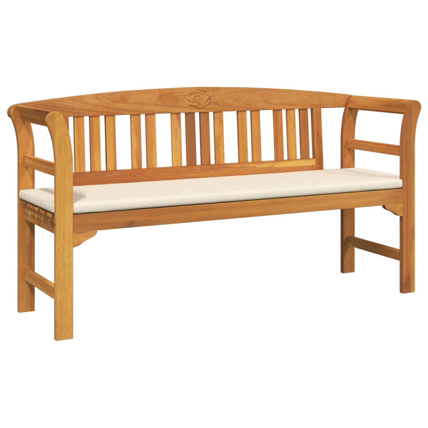 Bank Natürlicher Ölfinish 157 x 46 x 82,5 cm Massivholz Akazie