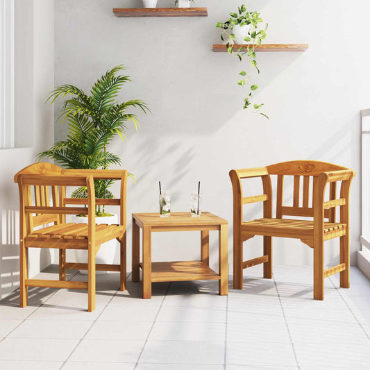 Bank Natürlicher Ölfinish 68,5 x 46 x 82,5 cm Massivholz Akazie
