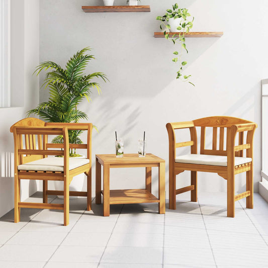 Bank Natürlicher Ölfinish 68,5 x 46 x 82,5 cm Massivholz Akazie