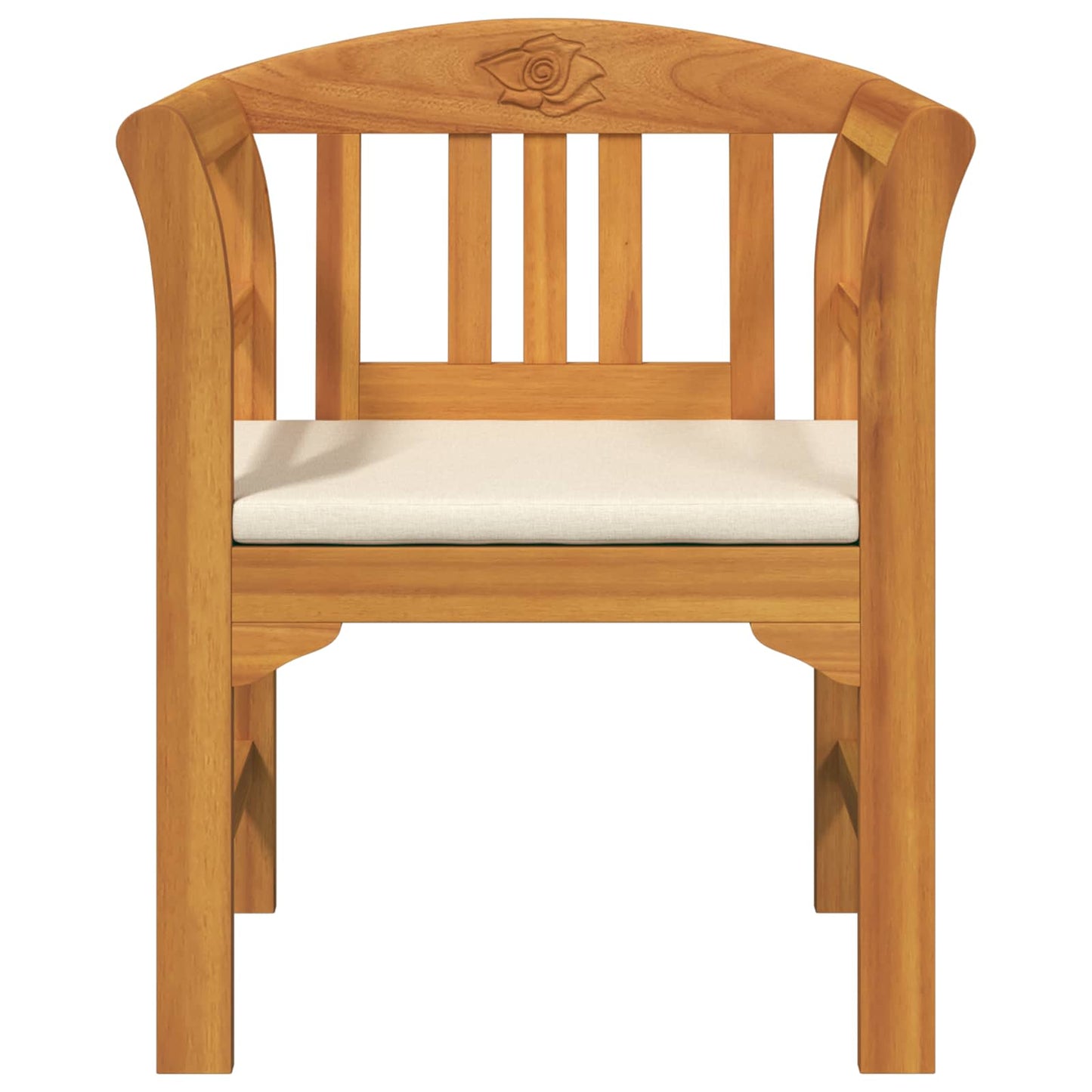 Bank Natürlicher Ölfinish 68,5 x 46 x 82,5 cm Massivholz Akazie