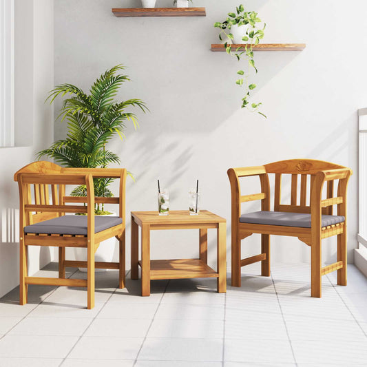 Bank Natürlicher Ölfinish 68,5 x 46 x 82,5 cm Massivholz Akazie