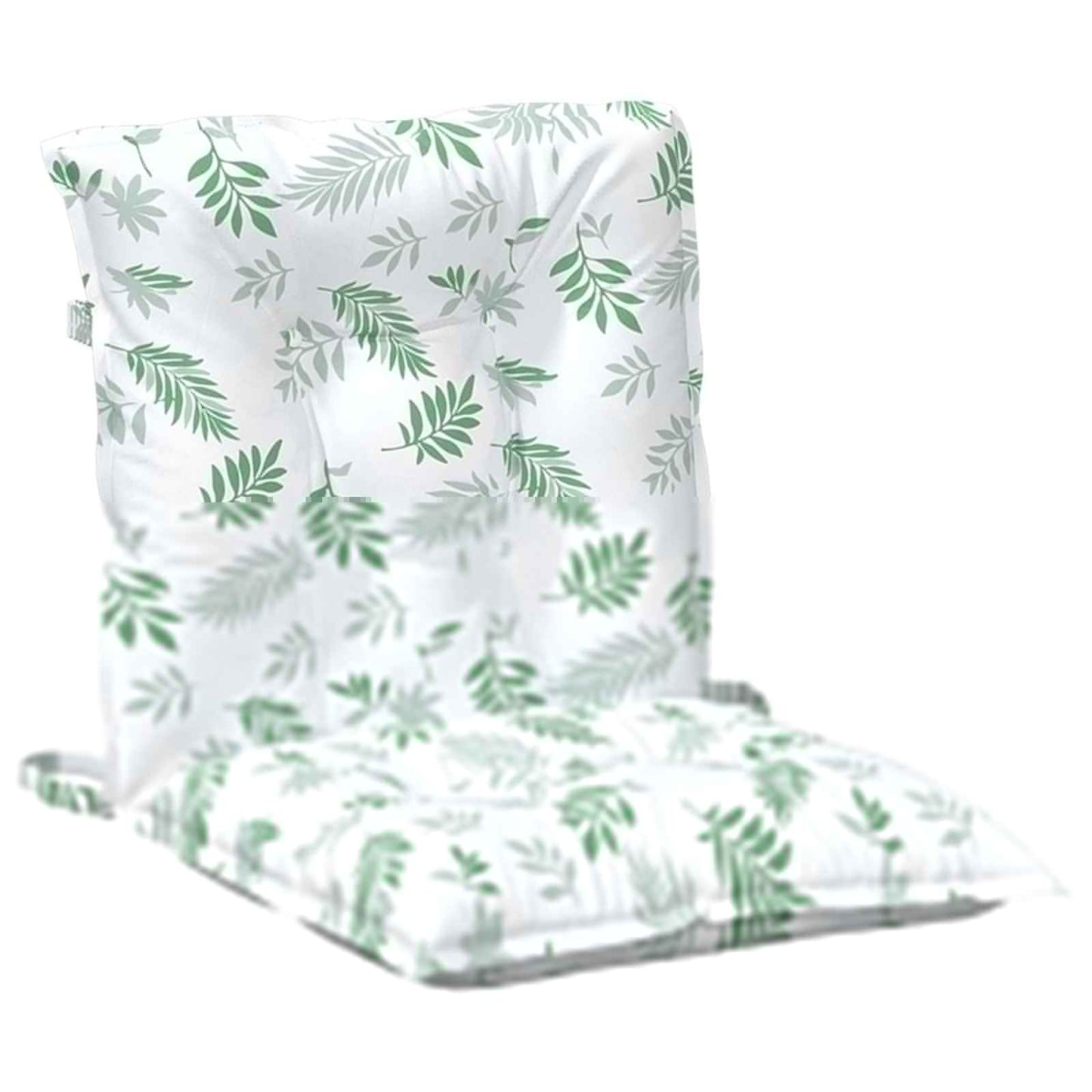 Lowback Stuhlpolster Blatt 6 pcs Weiß 100 x 50 x 7 cm Oxford