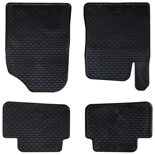 Autofußmatte 4 pcs Schwarz TPE