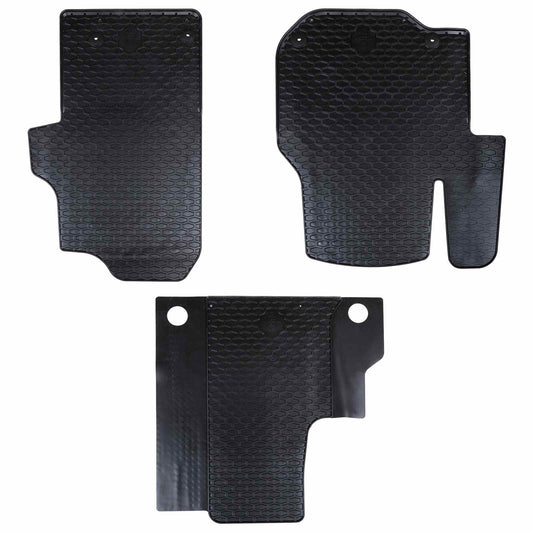 Tapis de sol voiture 3 pièces noir VW CRAFTER, TGE TPE