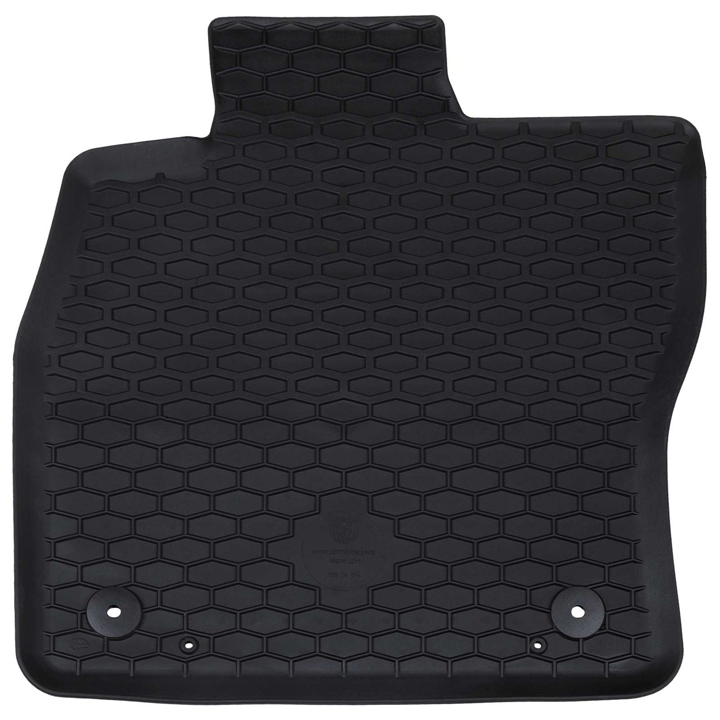 Car Floor Mats 4 pcs Black Seat LEON TPE
