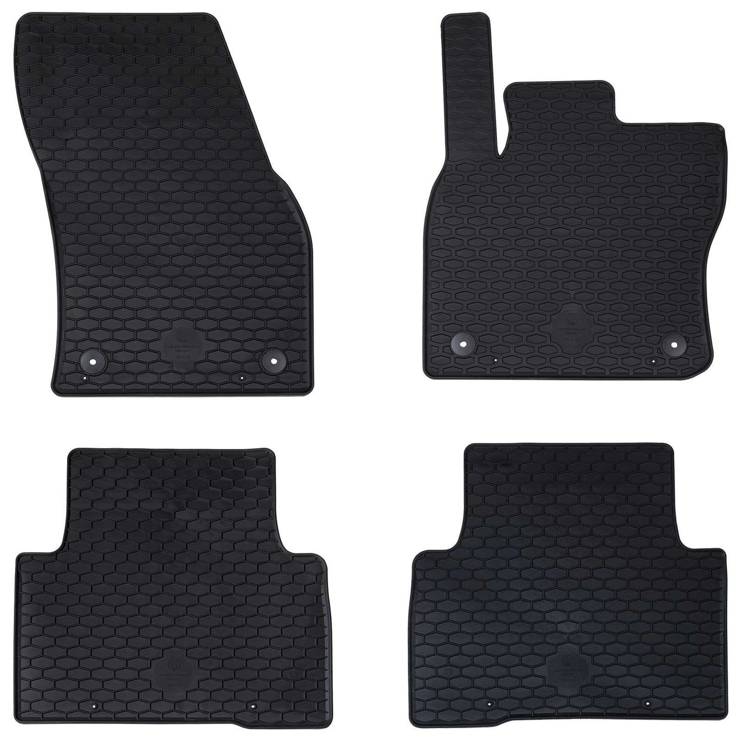 Autofußmatte 4 pcs Schwarz VW TIGUAN , für TOURAN TPE