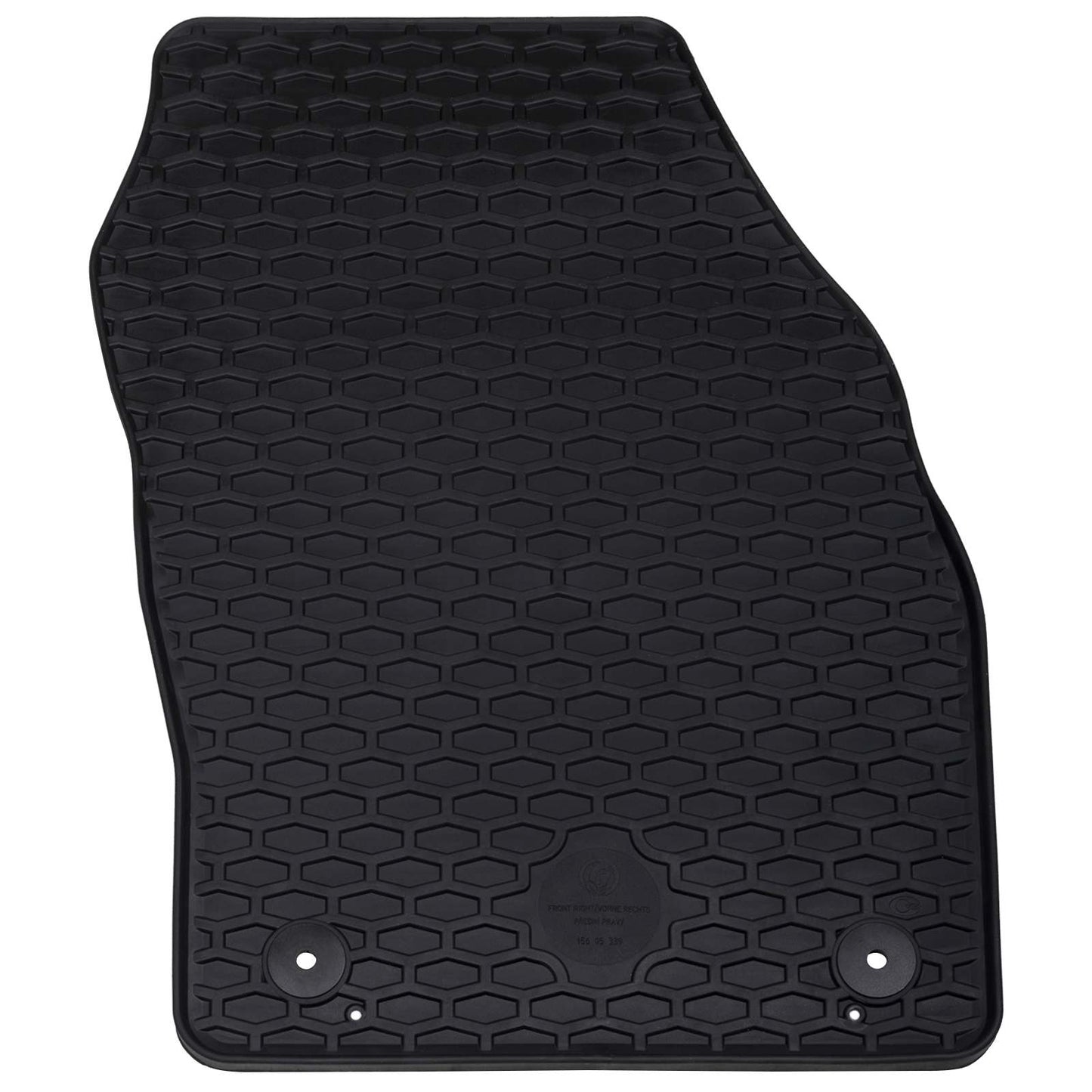 Car Floor Mat 4 pcs Black VW T-CROSS TPE