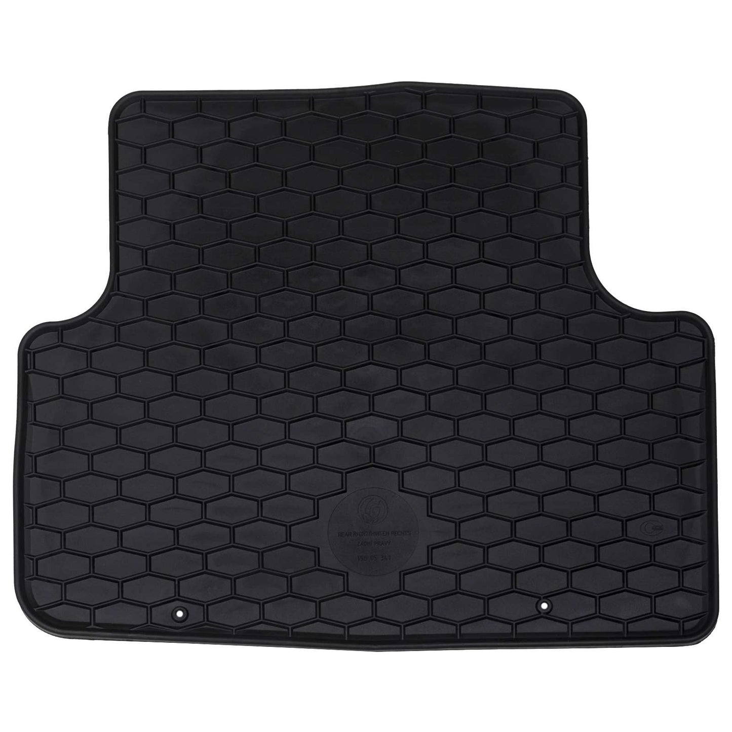 Car Floor Mat 4 pcs Black VW T-CROSS TPE