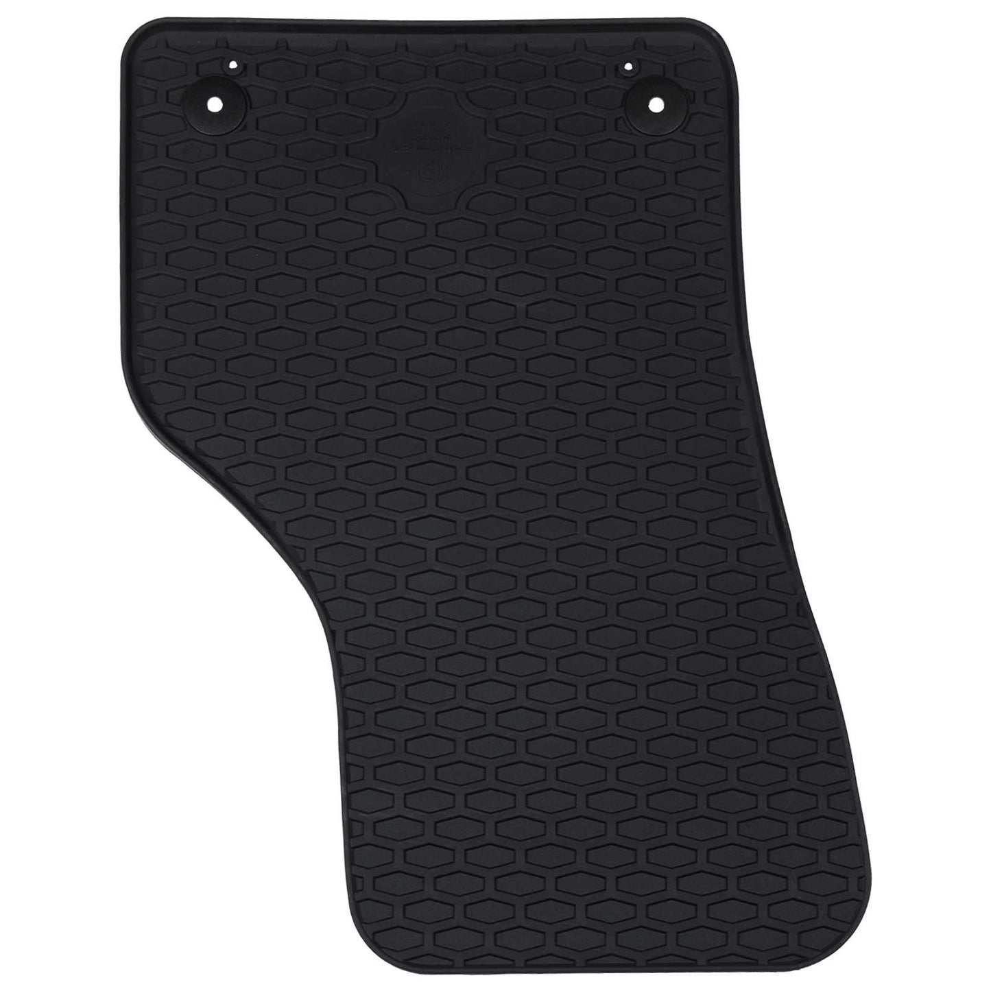 Tapis de sol voiture 4 pcs Noir TPE