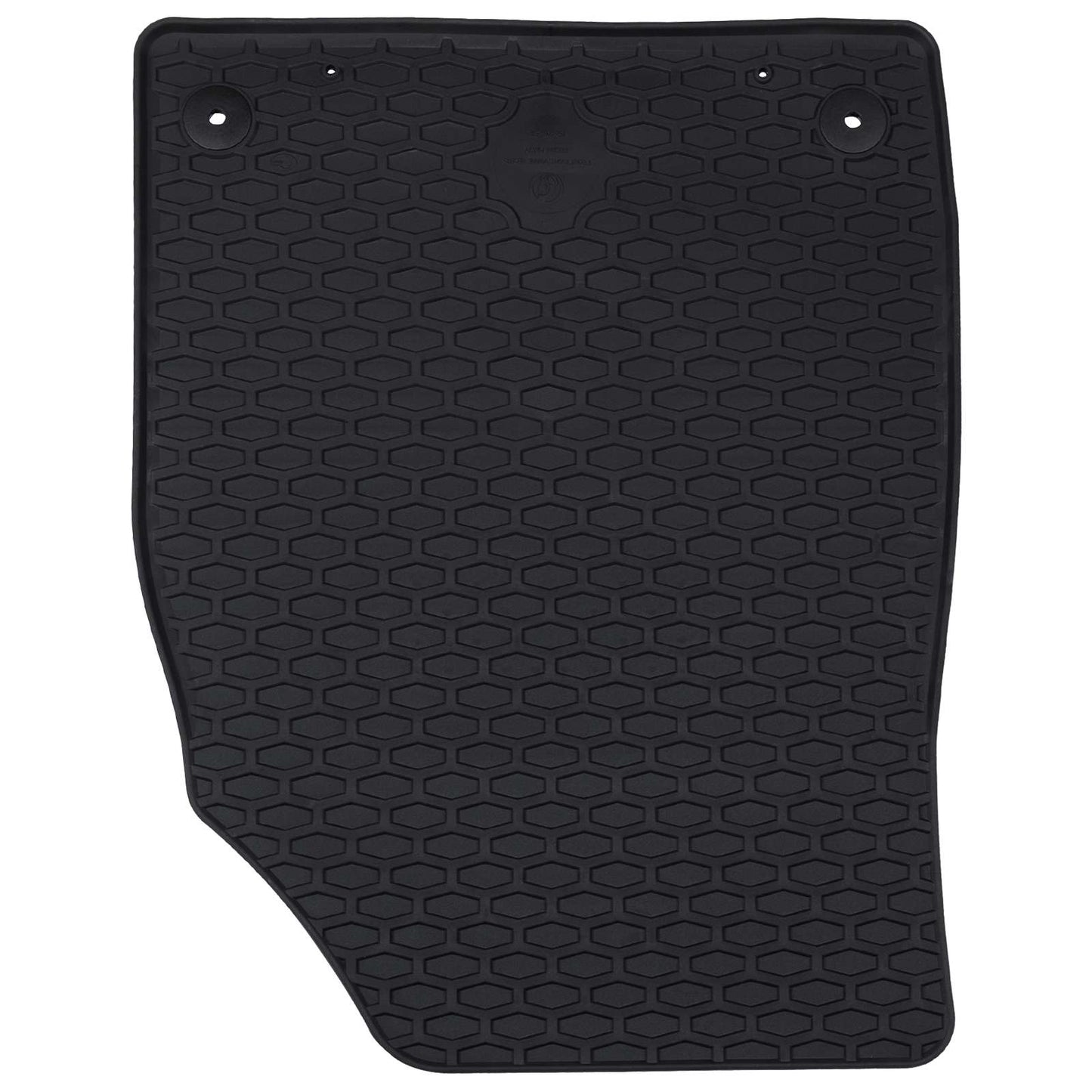 Autofußmatte 4 pcs Schwarz Gummi