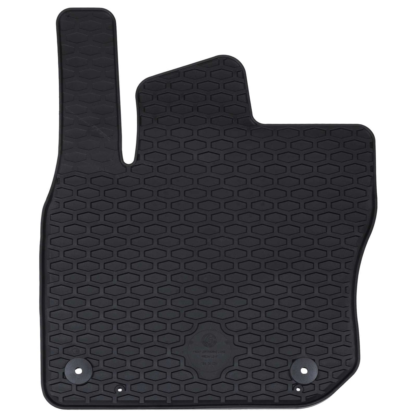 Tapis de sol voiture 4 pcs noir VW TIGUAN TDI caoutchouc