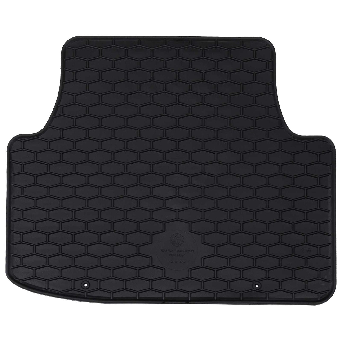 Tapis de sol voiture 4 pcs noir VW TIGUAN TDI caoutchouc