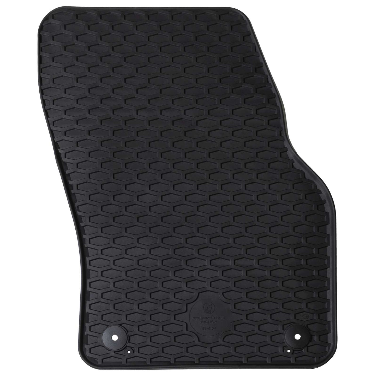 Tapis de sol voiture 4 pcs Noir compatible Audi Q3 caoutchouc