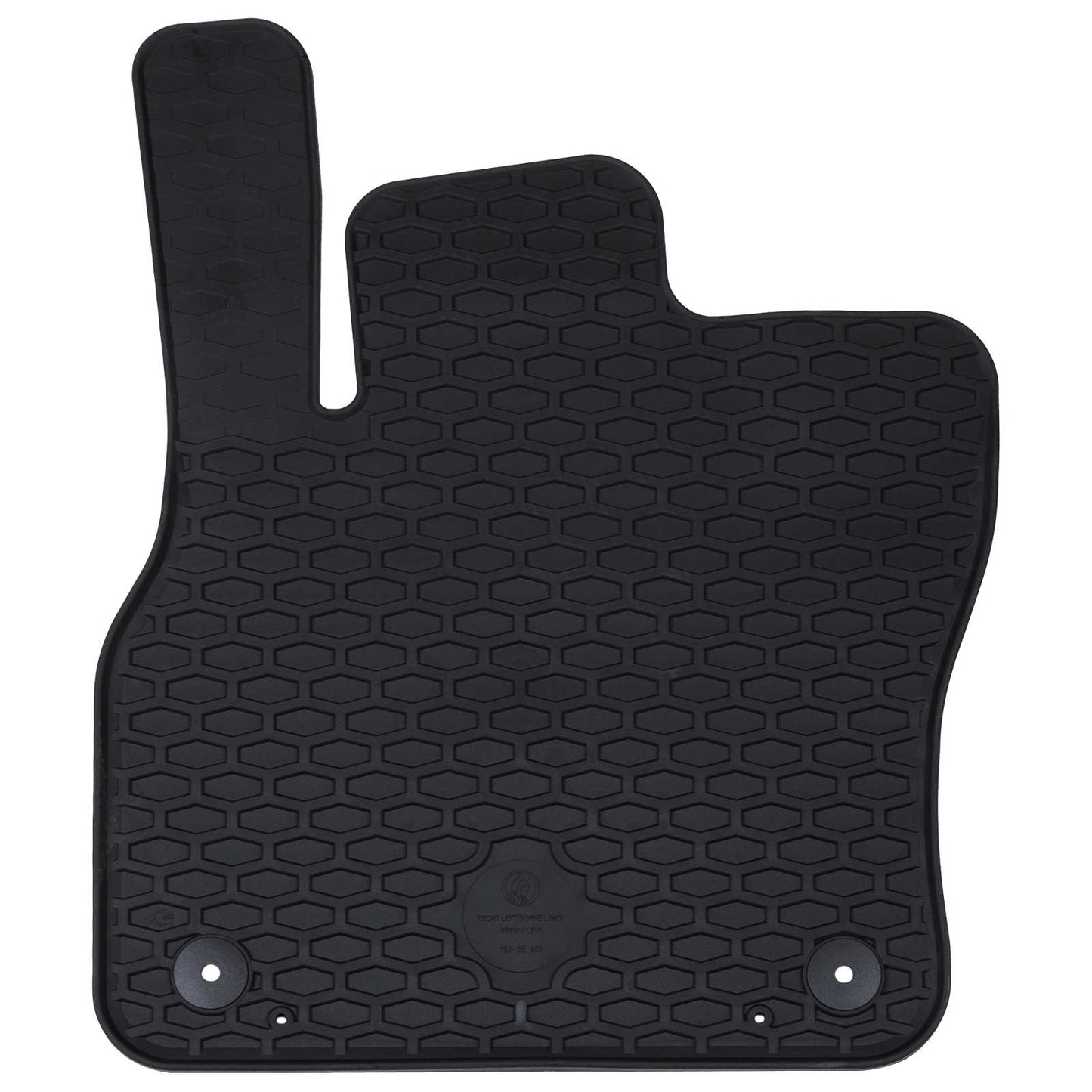 Tapis de sol voiture 4 pcs Noir compatible Audi Q3 caoutchouc