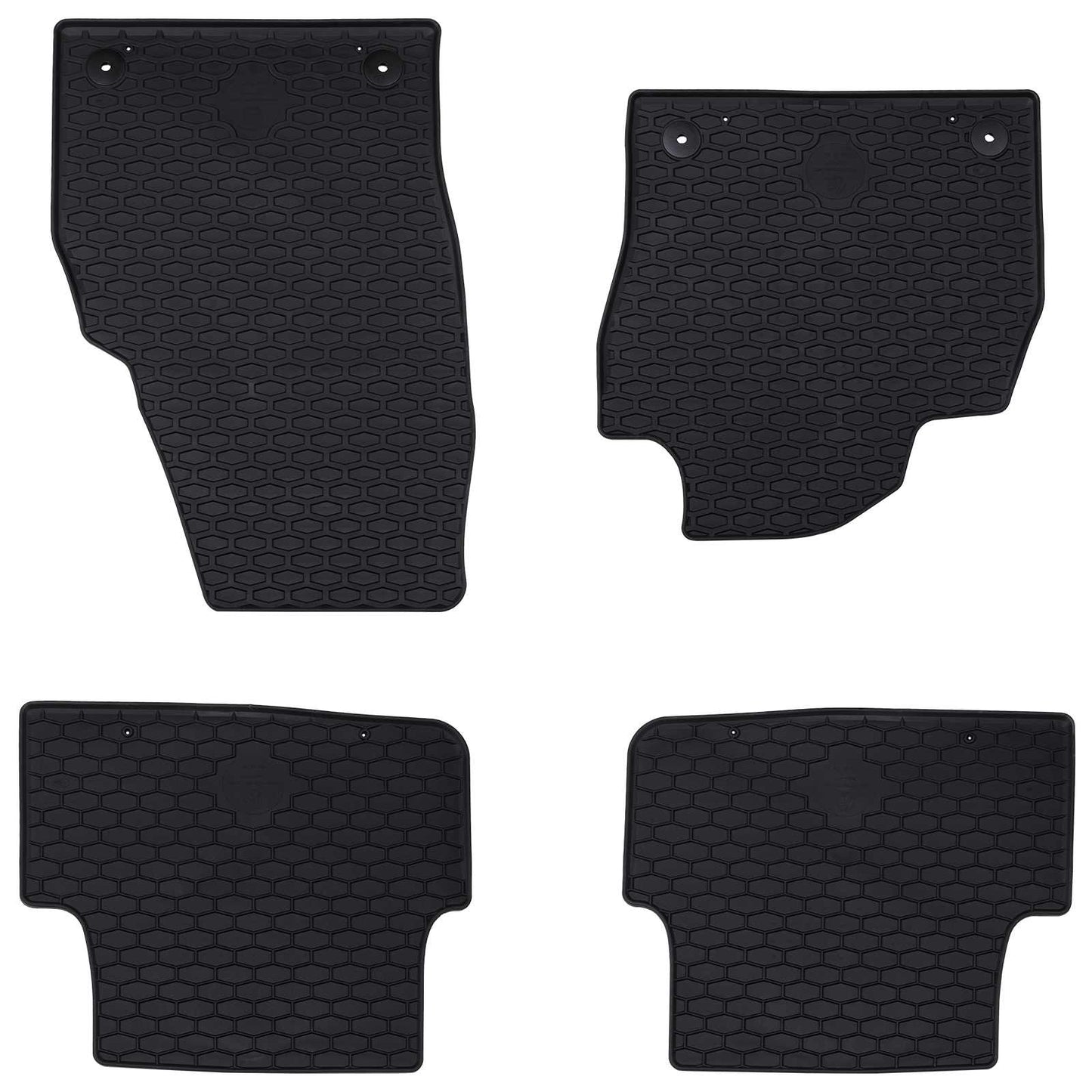 Autofußmatte 4 pcs Schwarz VW POLO , TAIGO Gummi