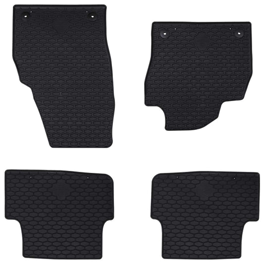 Autofußmatte 4 pcs Schwarz VW POLO , TAIGO Gummi