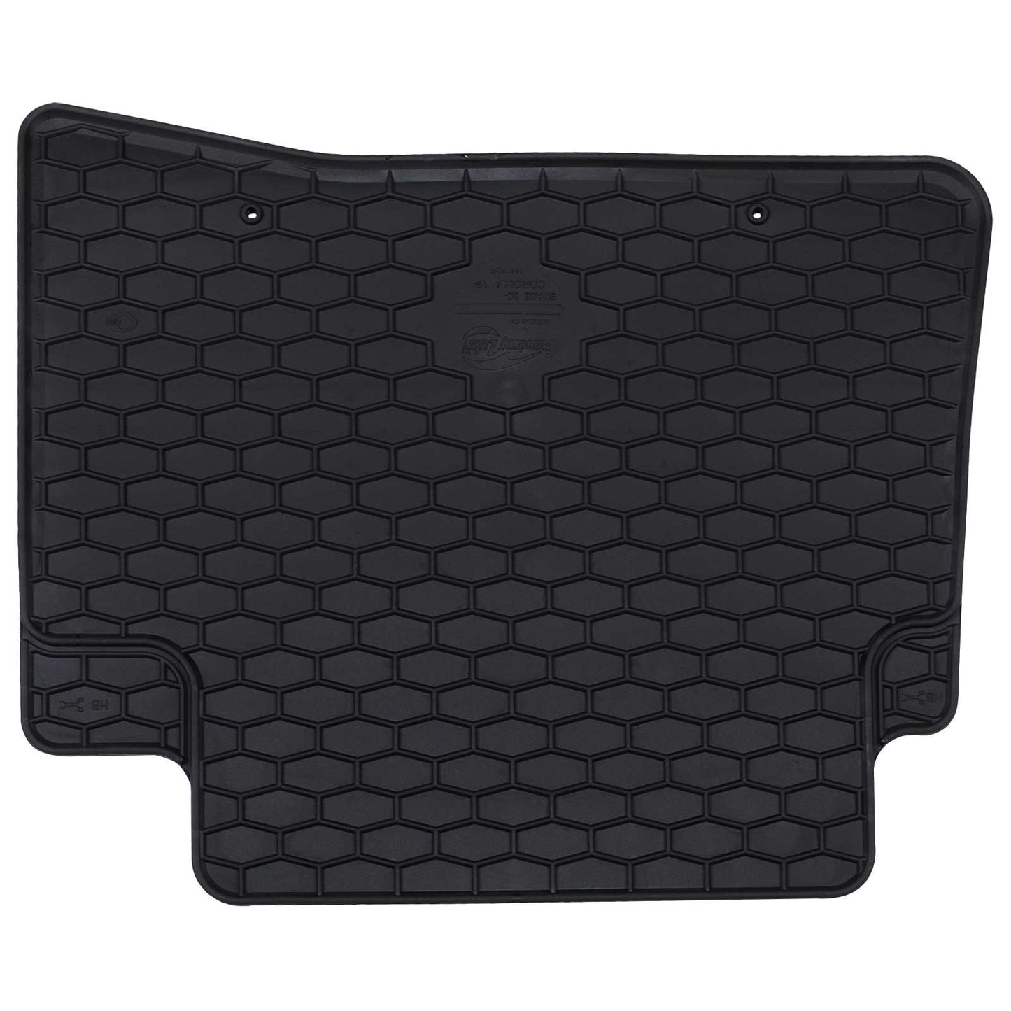 Tapis de sol voiture 4 pcs Noir Caoutchouc