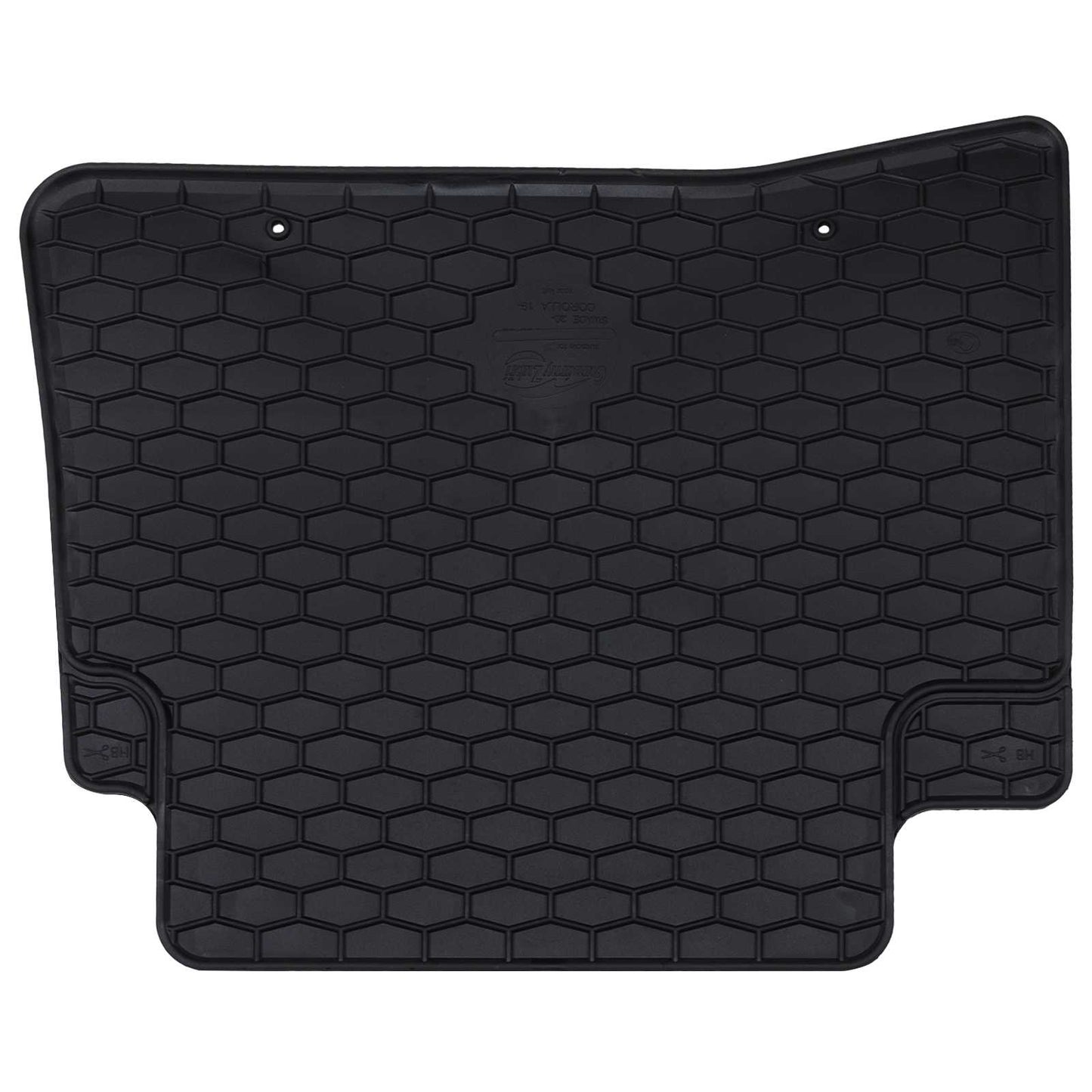 Tapis de sol voiture 4 pcs Noir Caoutchouc