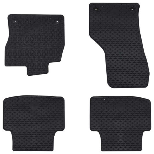 Tapis de sol voiture 4 pcs Noir VW pour PASSAT B8 Caoutchouc