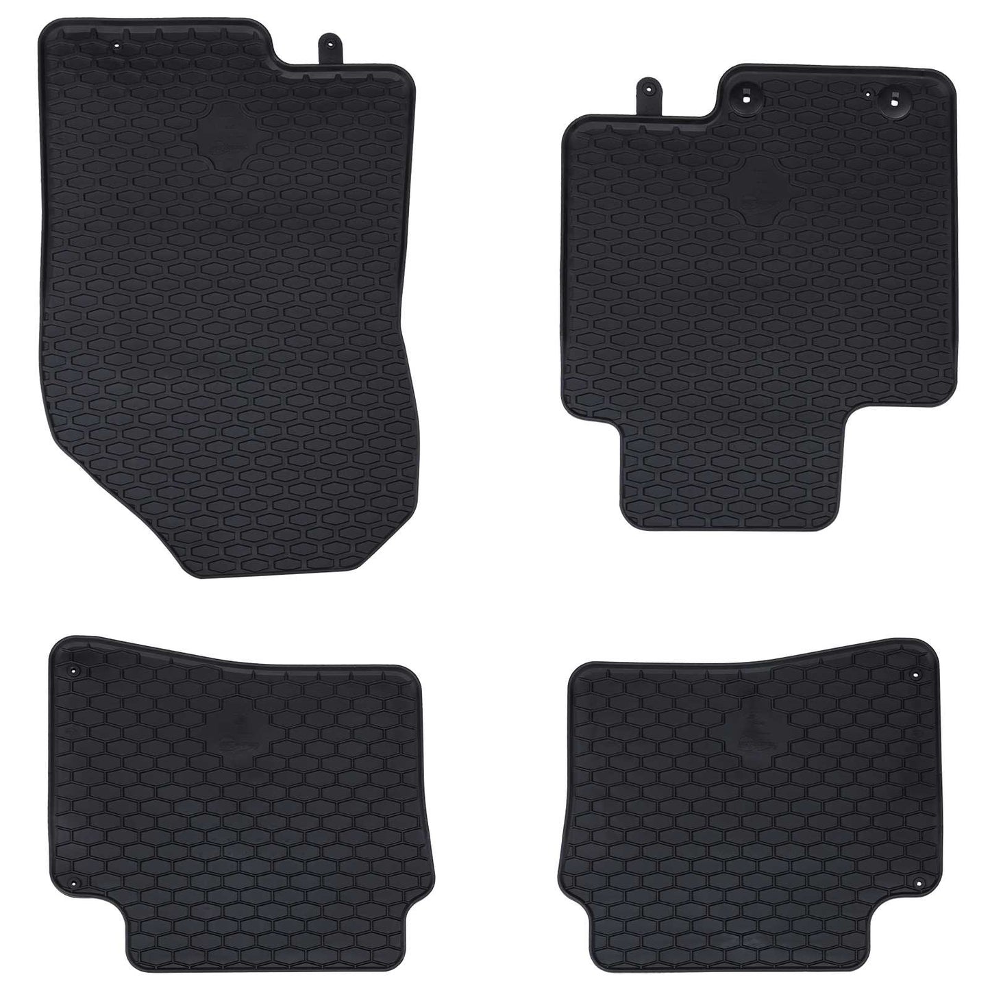 Tapis de sol voiture 4 pcs Noir compatible Hyundai i20, BAYON