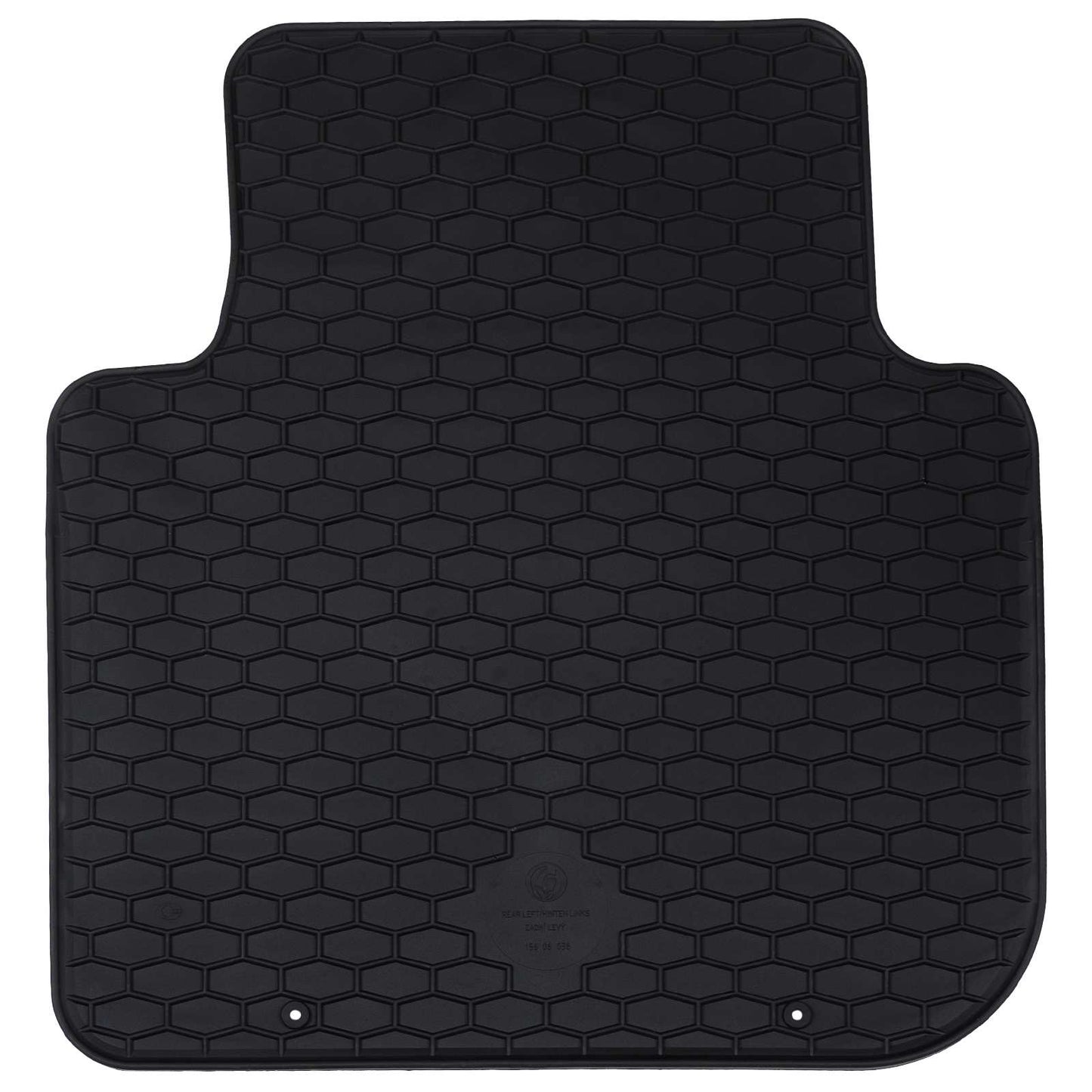 Autofußmatte 4 pcs Schwarz Škoda KODIAQ TDI Gummi