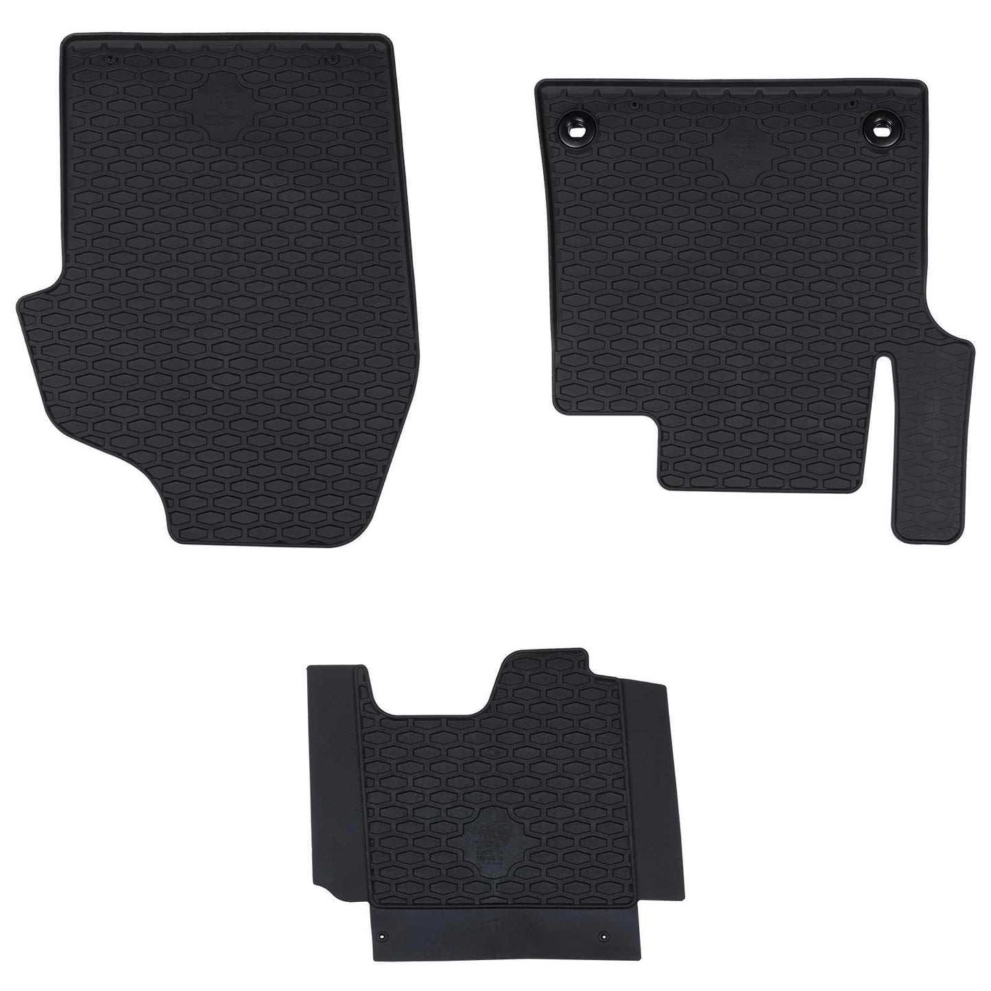 Autofußmatte 3 pcs Schwarz TPE