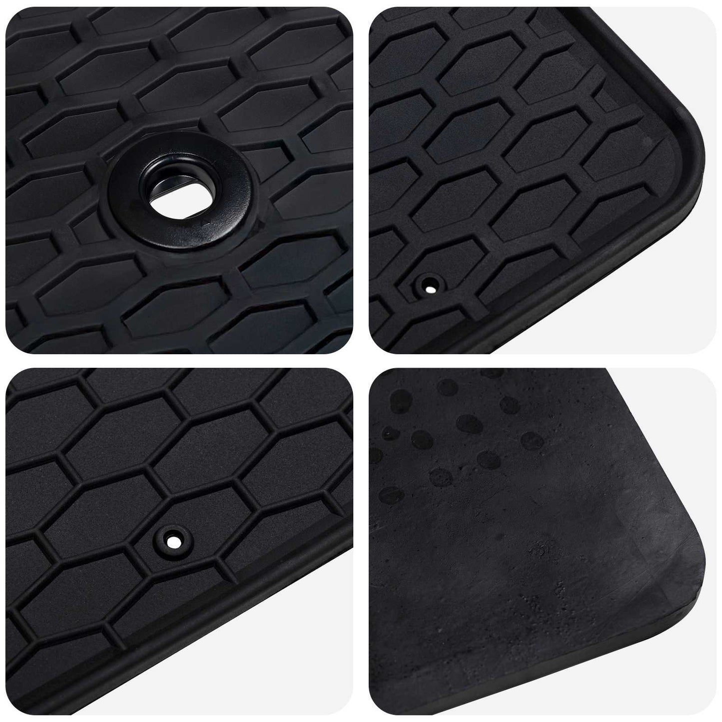 Car Floor Mat 4 pcs Black suitable for Toyota C-HR Hybrid TPE