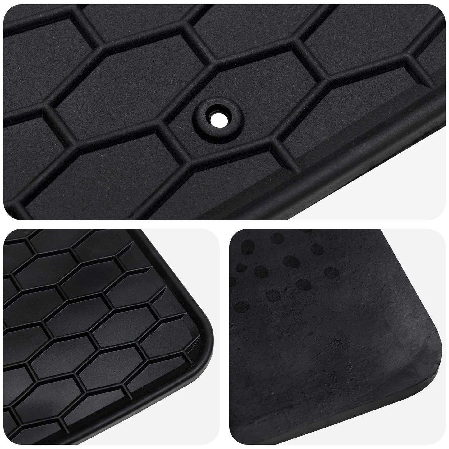 Car Floor Mats 4 pcs Black suitable for Toyota C-HR Hybrid TPE