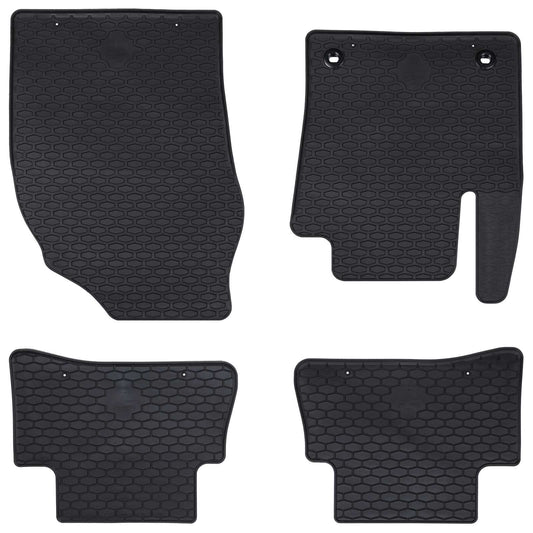 Autofußmatte 4 pcs Schwarz passend für Toyota C-HR Hybrid TPE