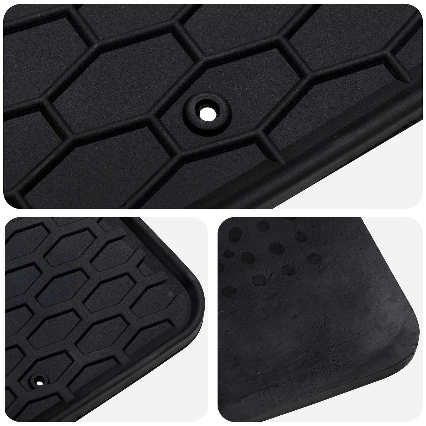 Autofußmatte 4 pcs Schwarz geeignet für Nissan QASHQAI TPE
