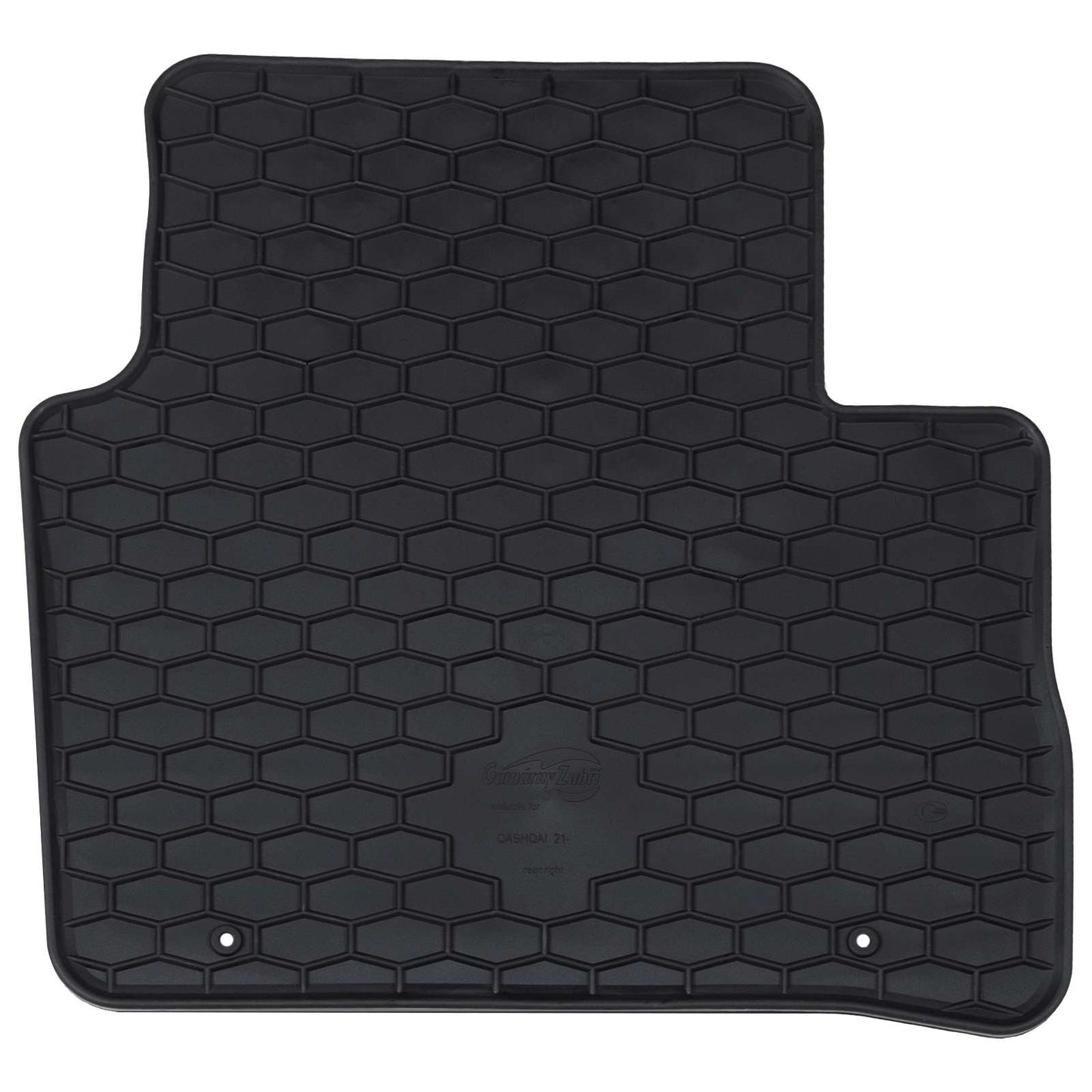 Autofußmatte 4 pcs Schwarz geeignet für Nissan QASHQAI TPE