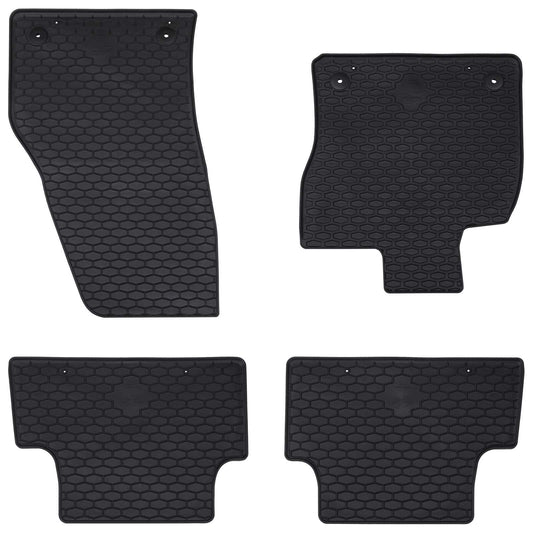 Autofußmatte 4 pcs Schwarz geeignet für T-ROC Cabrio TPE