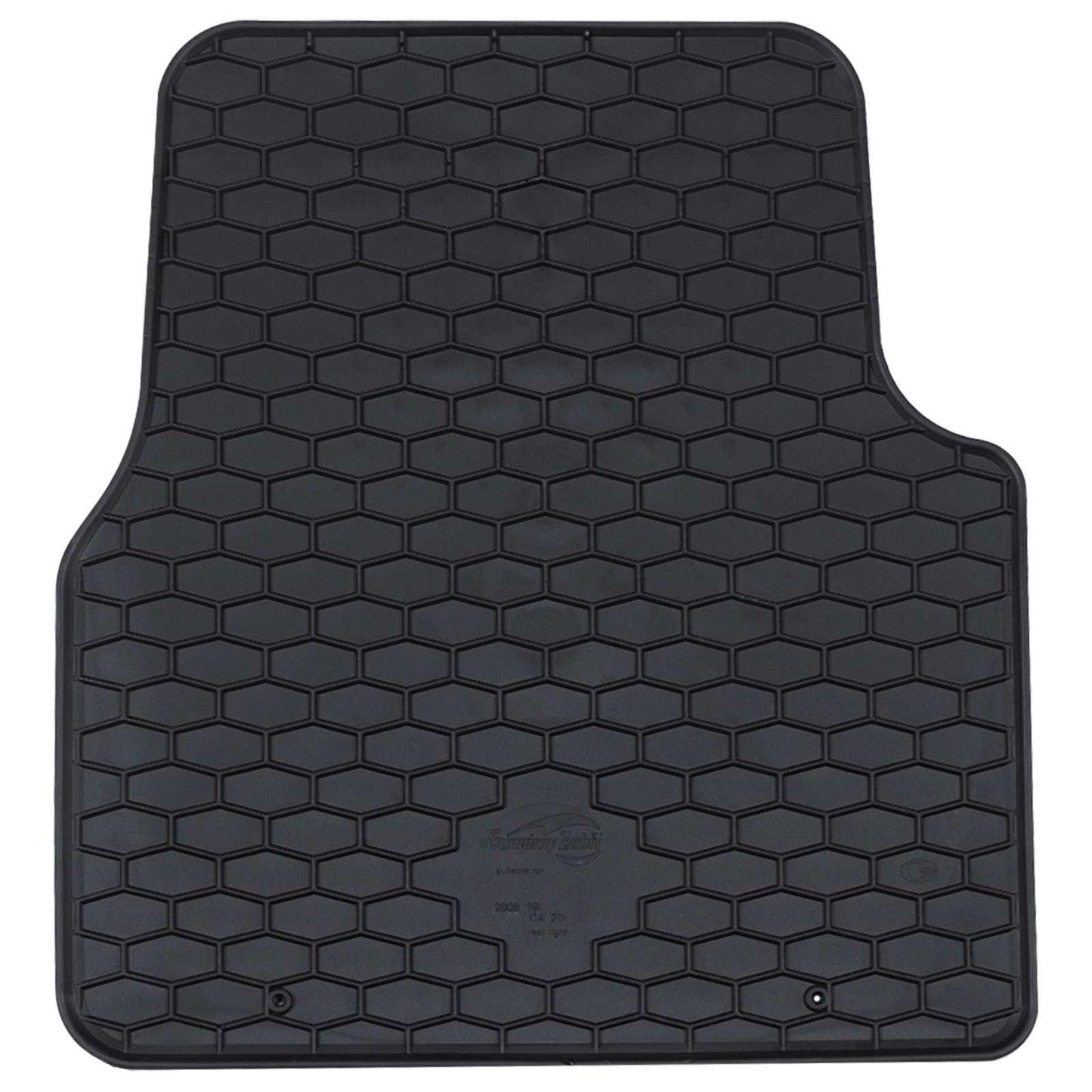 Car floor mats 4 pcs Black suitable for C4, C4X, 2008 TPE