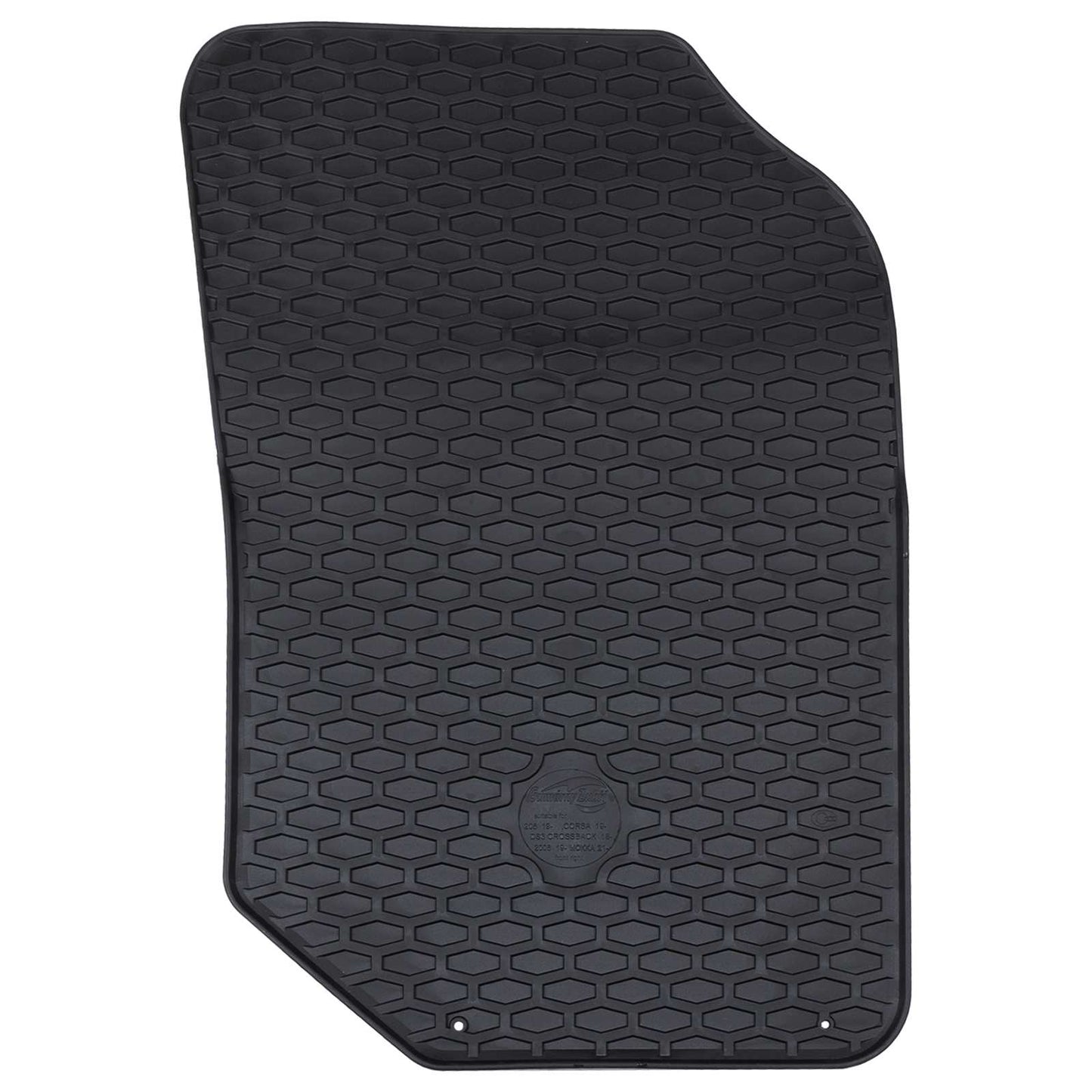 Car floor mats 4 pcs Black suitable for C4, C4X, 2008 TPE