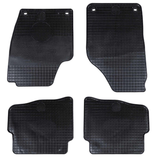 Autofußmatte 4 pcs Schwarz geeignet für VW POLO 10 / 01-09 NS